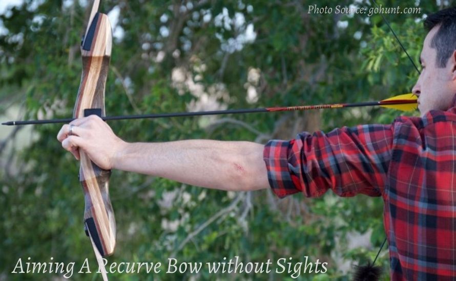 Aiming A Recurve Bow without Sights