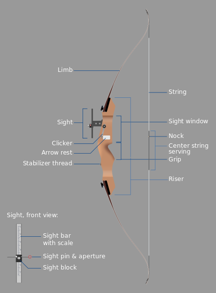 Anatomy of a Recurve Bow